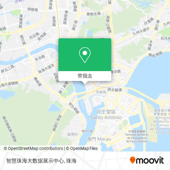智慧珠海大数据展示中心地图