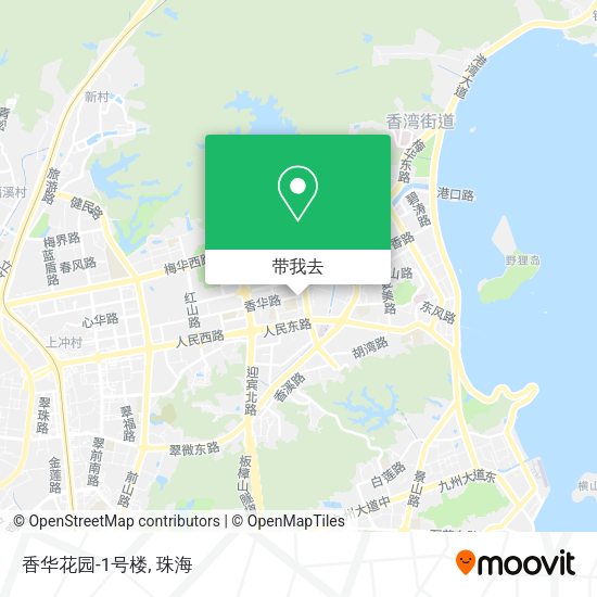 香华花园-1号楼地图
