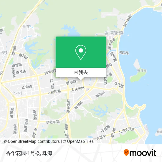 香华花园-1号楼地图