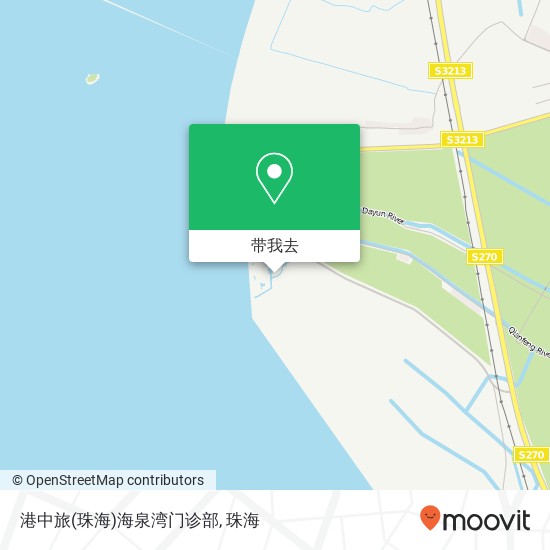 港中旅(珠海)海泉湾门诊部地图