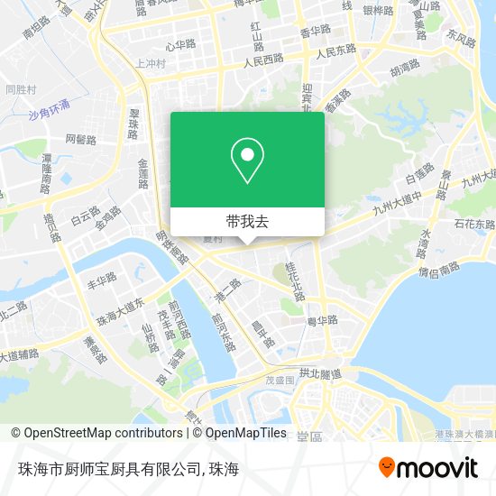 珠海市厨师宝厨具有限公司地图