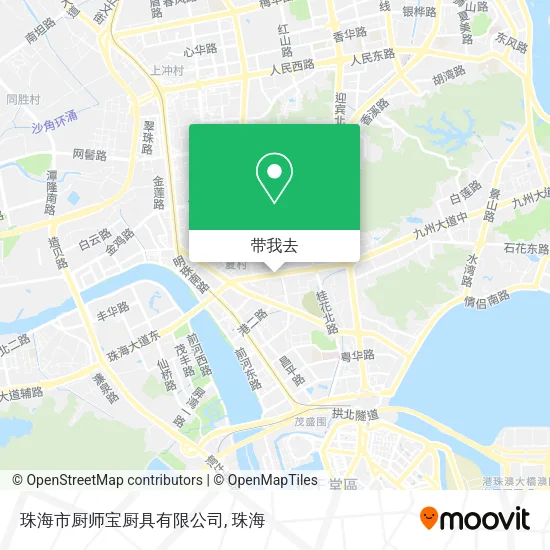 珠海市厨师宝厨具有限公司地图