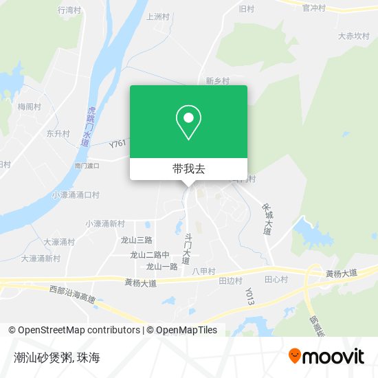潮汕砂煲粥地图