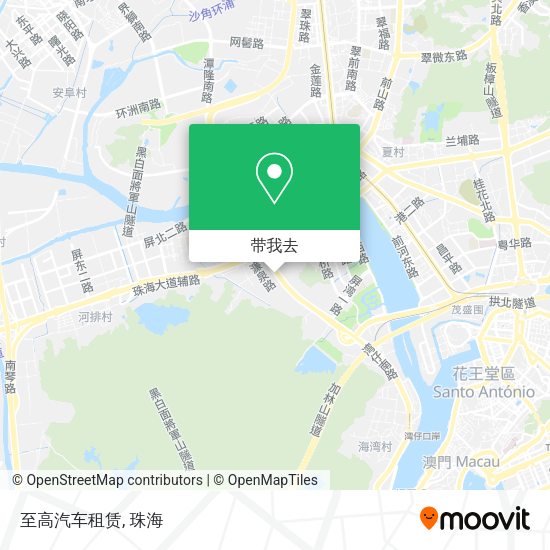 至高汽车租赁地图