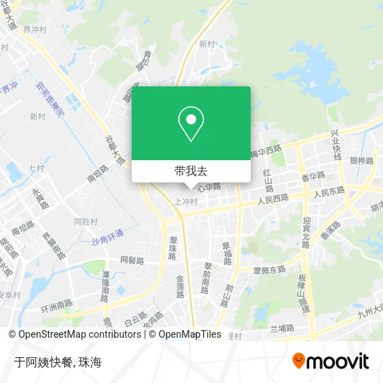于阿姨快餐地图