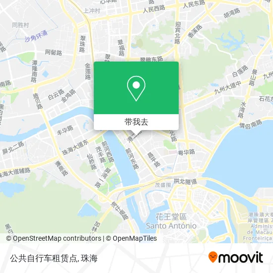 公共自行车租赁点地图