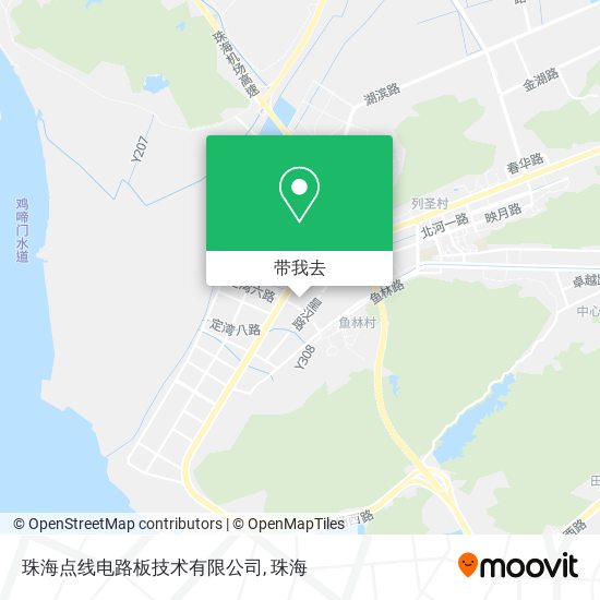 珠海点线电路板技术有限公司地图