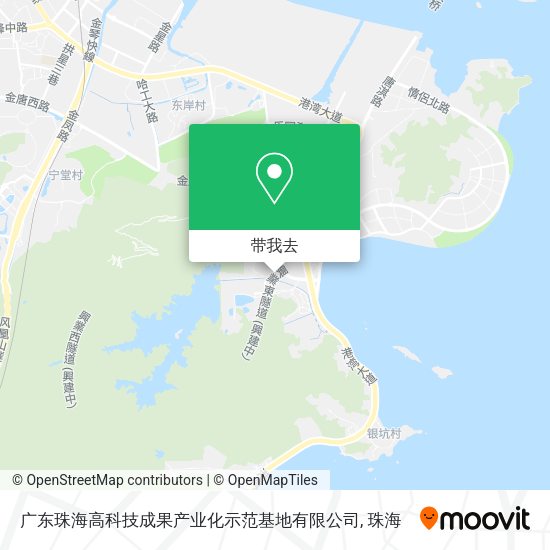 广东珠海高科技成果产业化示范基地有限公司地图