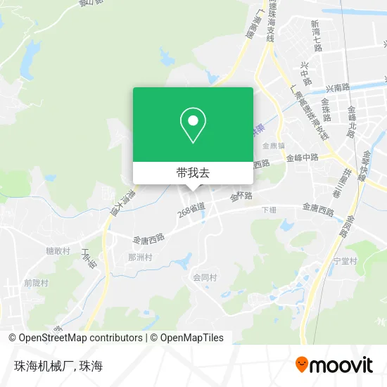 珠海机械厂地图