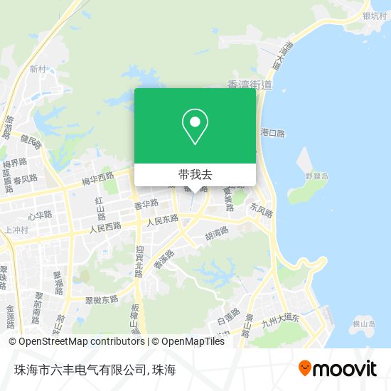 珠海市六丰电气有限公司地图