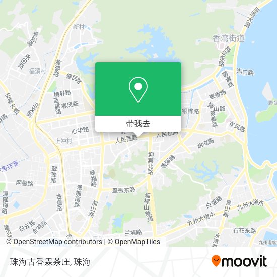 珠海古香霖茶庄地图