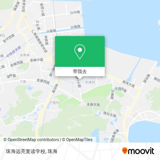 珠海远亮复读学校地图