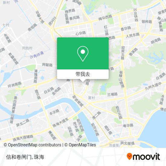 信和卷闸门地图