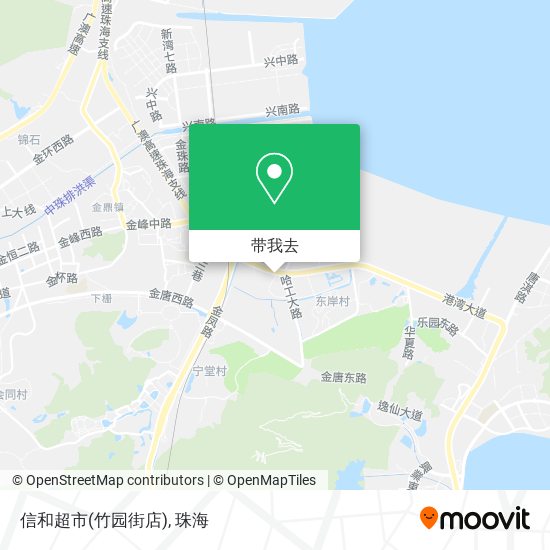 信和超市(竹园街店)地图