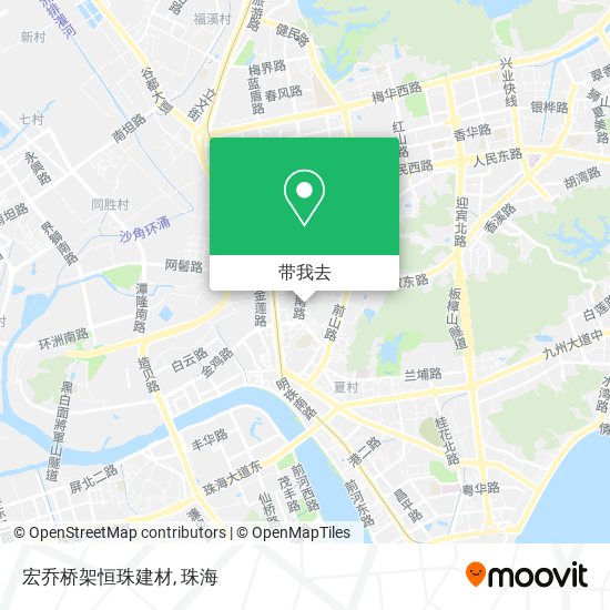 宏乔桥架恒珠建材地图