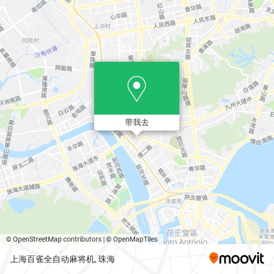 上海百雀全自动麻将机地图