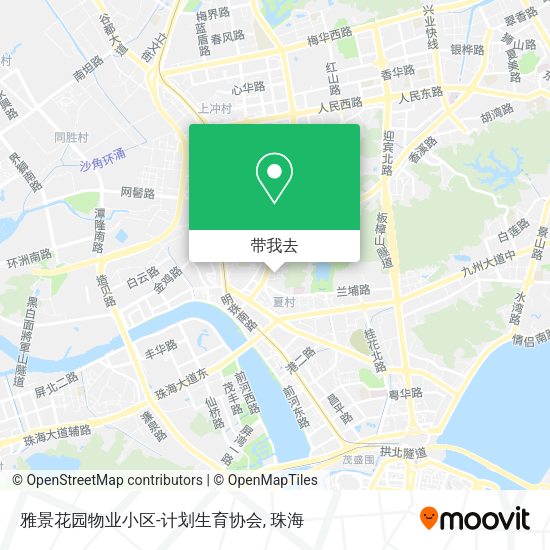 雅景花园物业小区-计划生育协会地图