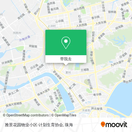 雅景花园物业小区-计划生育协会地图