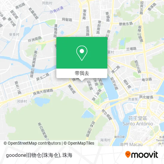 goodone旧物仓(珠海仓)地图
