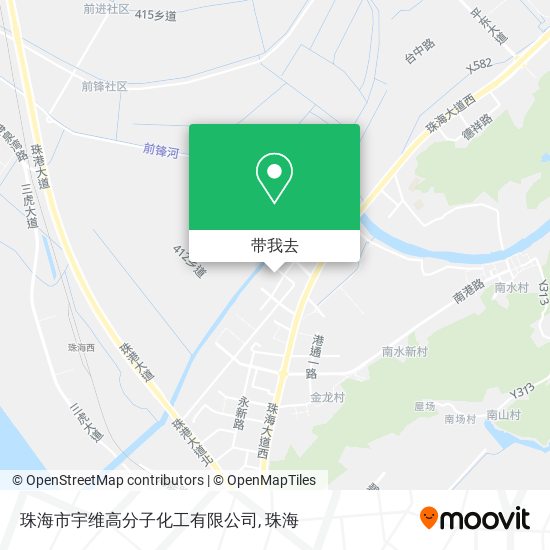 珠海市宇维高分子化工有限公司地图