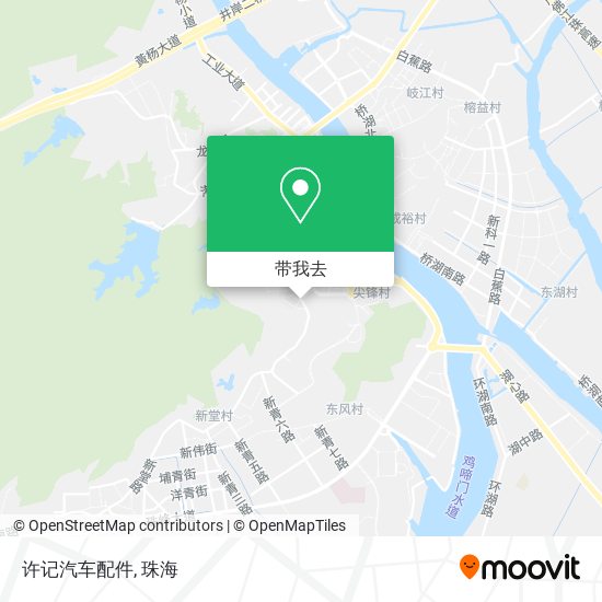 许记汽车配件地图