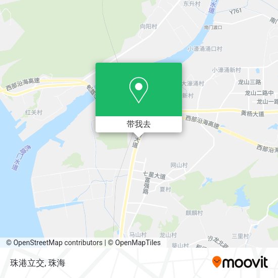 珠港立交地图