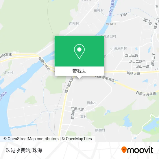 珠港收费站地图