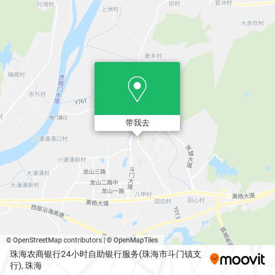 珠海农商银行24小时自助银行服务(珠海市斗门镇支行)地图
