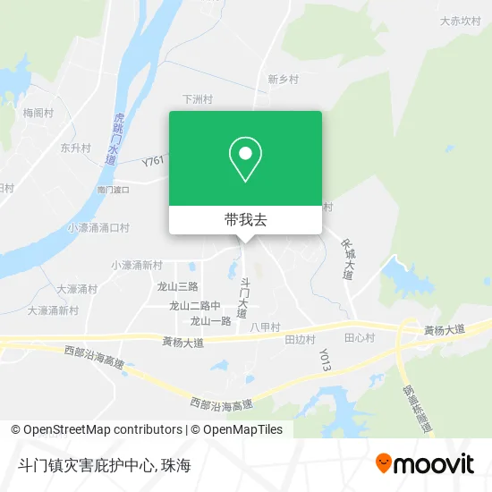 斗门镇灾害庇护中心地图