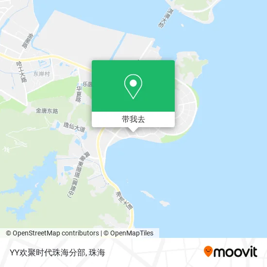 YY欢聚时代珠海分部地图