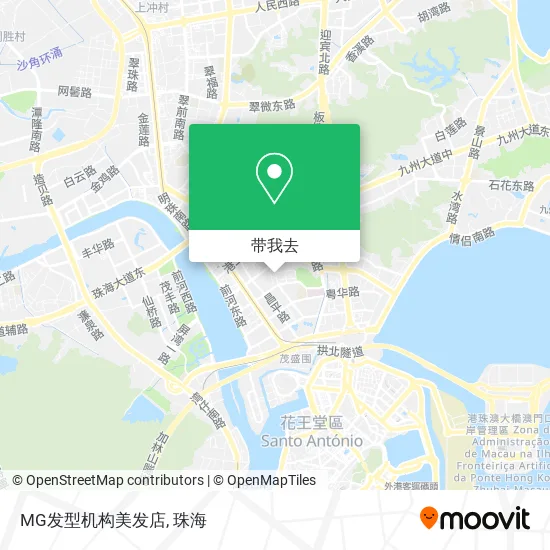 MG发型机构美发店地图