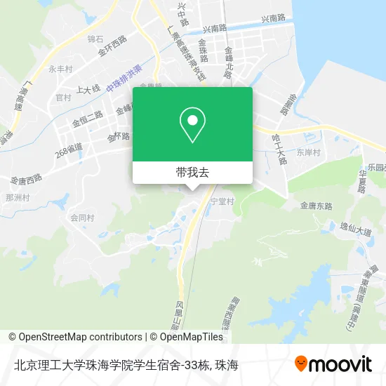 北京理工大学珠海学院学生宿舍-33栋地图