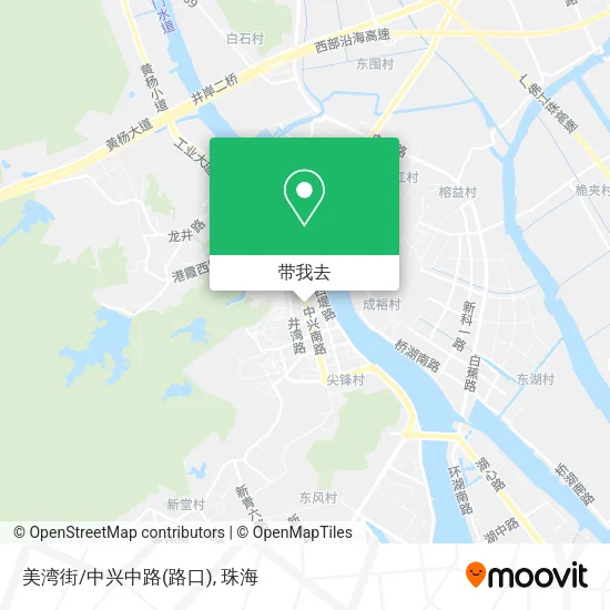 美湾街/中兴中路(路口)地图