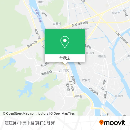 渡江路/中兴中路(路口)地图