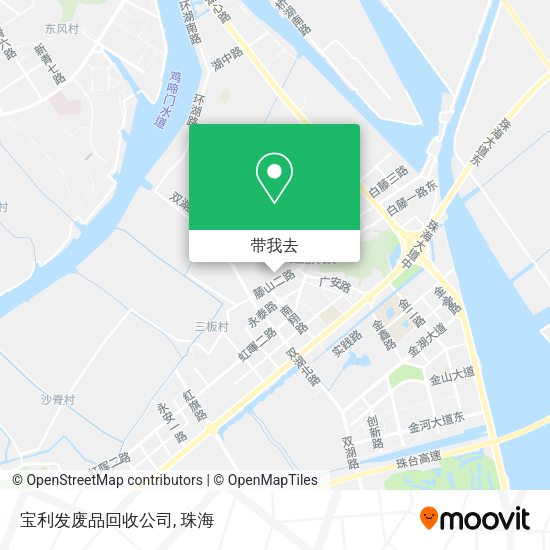 宝利发废品回收公司地图