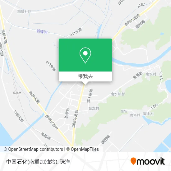中国石化(南通加油站)地图