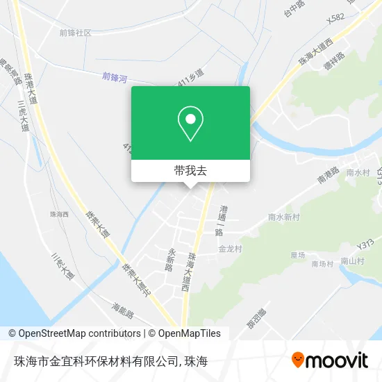 珠海市金宜科环保材料有限公司地图