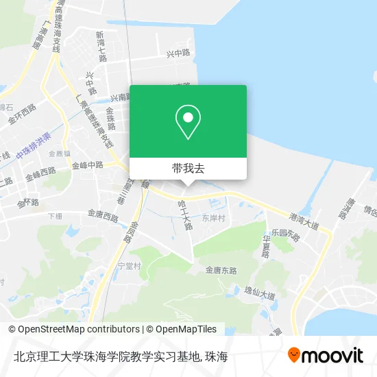 北京理工大学珠海学院教学实习基地地图