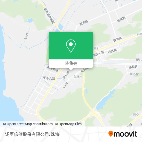 汤臣倍健股份有限公司地图