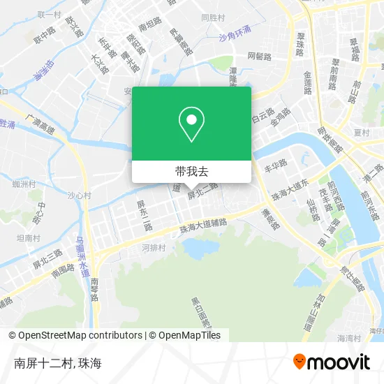 南屏十二村地图