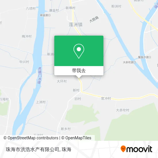 珠海市洪浩水产有限公司地图