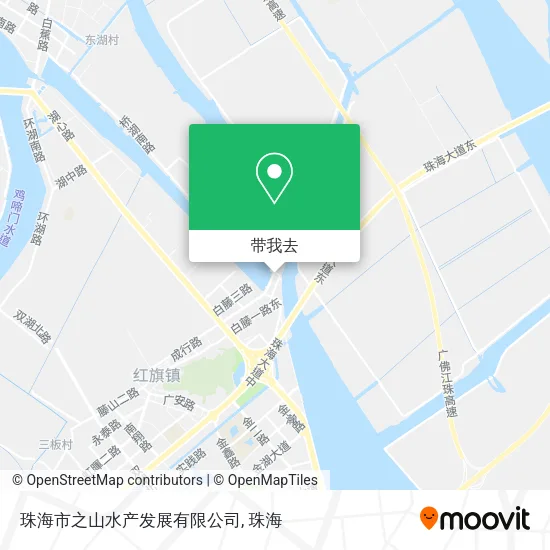 珠海市之山水产发展有限公司地图