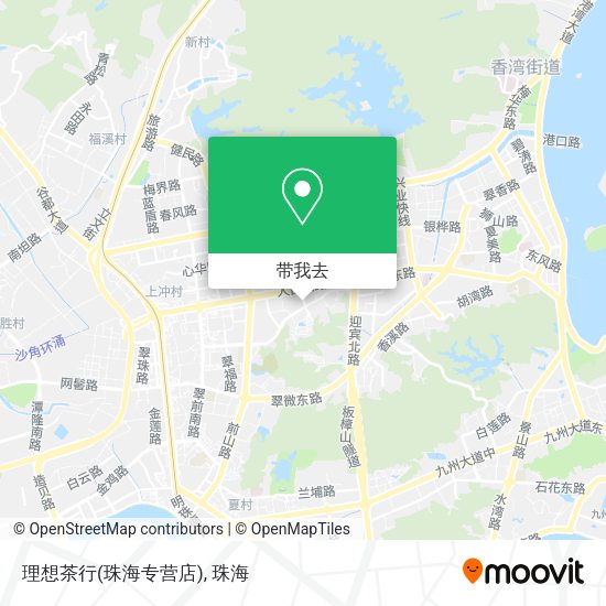 理想茶行(珠海专营店)地图