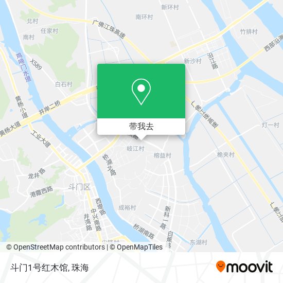 斗门1号红木馆地图
