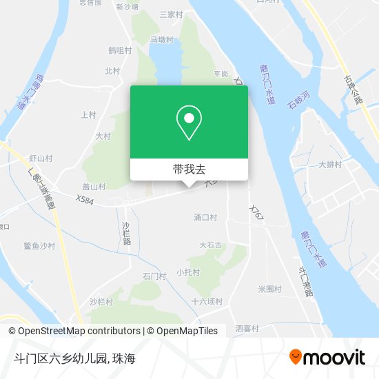 斗门区六乡幼儿园地图