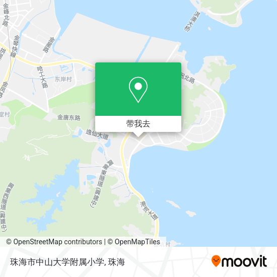 珠海市中山大学附属小学地图