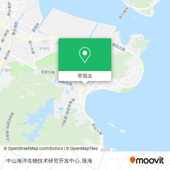 中山海洋生物技术研究开发中心地图