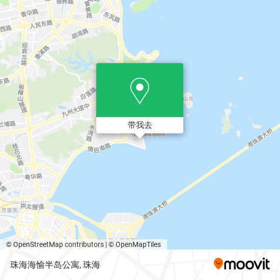 珠海海愉半岛公寓地图