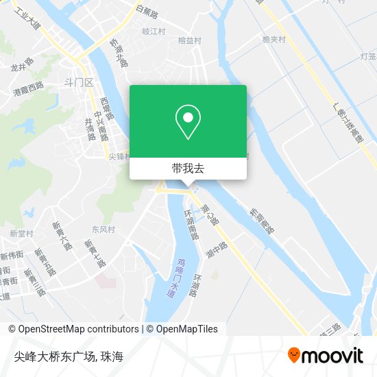 尖峰大桥东广场地图