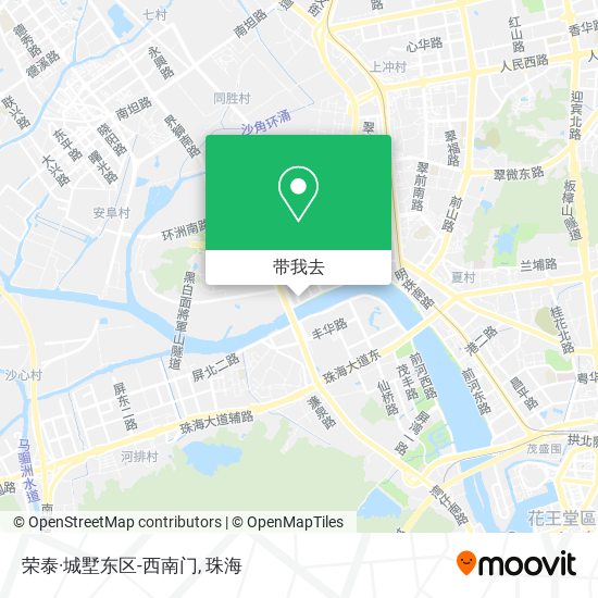 荣泰·城墅东区-西南门地图